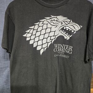 Stark Direwolf Black Tee